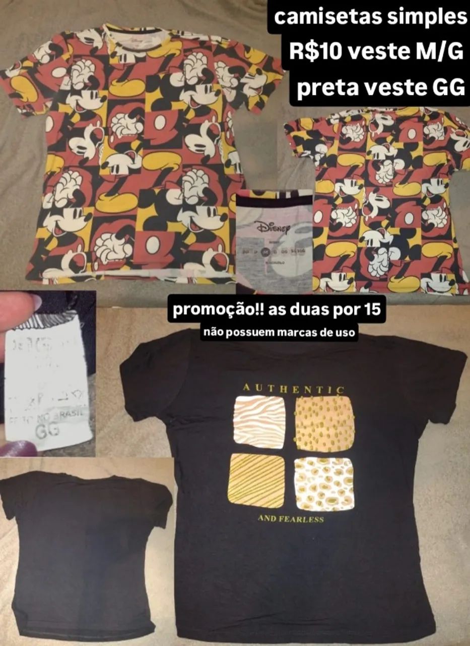 BAZAR CAMISETAS E SAIAS UNISSEX - Foto 3