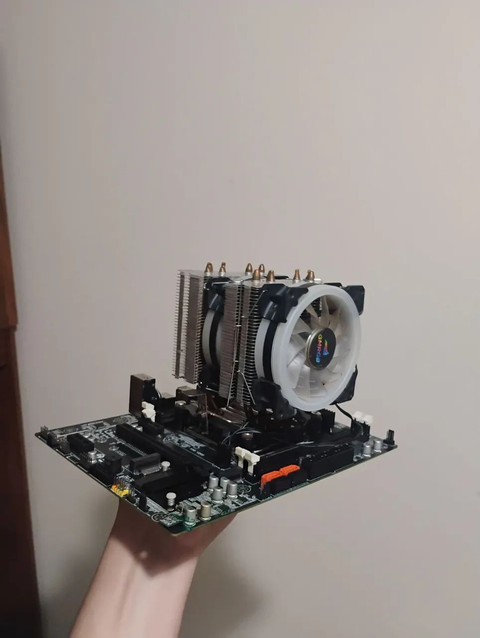 Kit x99 xeon E5 2670v3 com cooler torre de 2 fans
