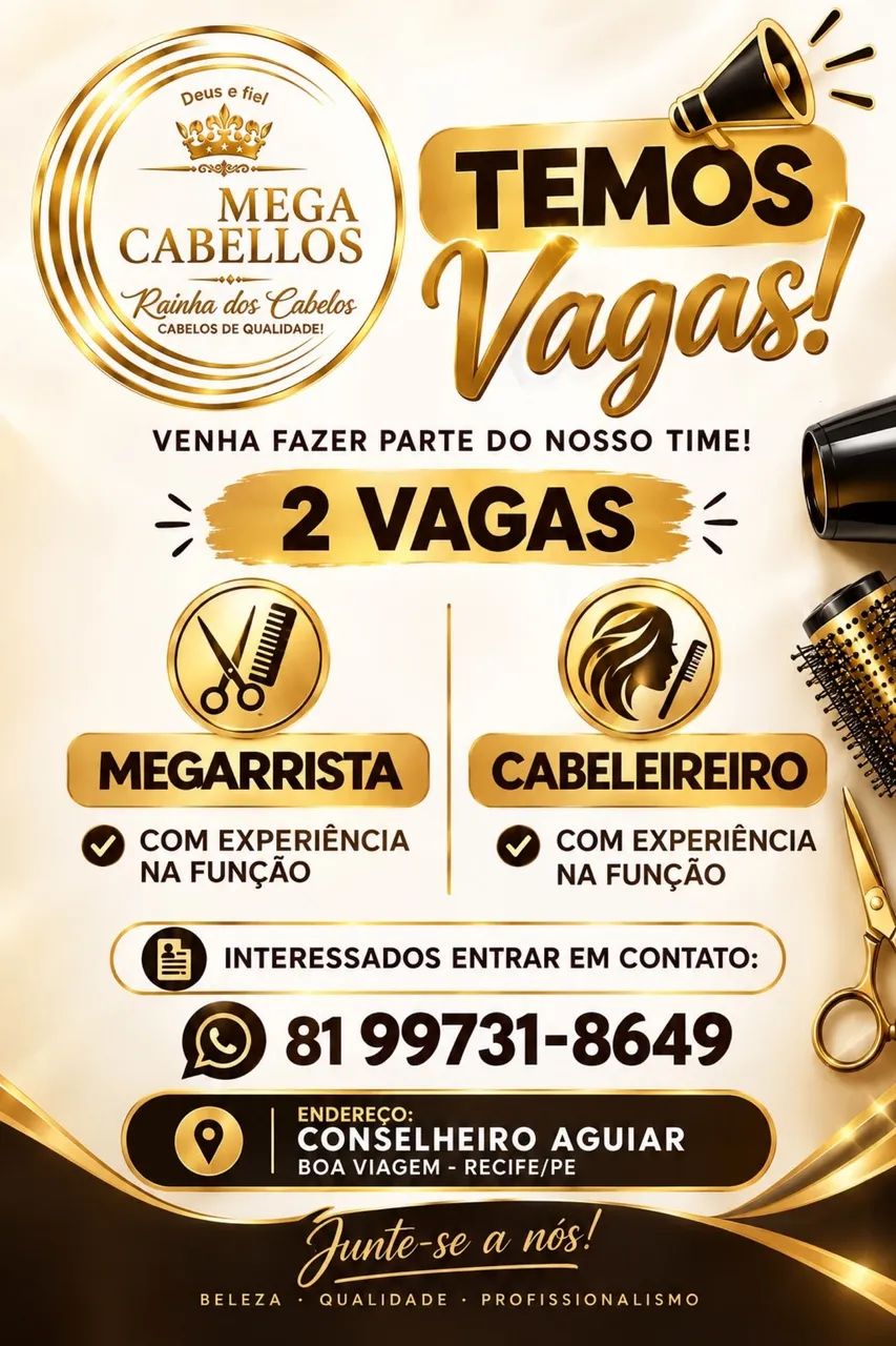Megarrista. Ou cabeleireiro para Boa Viagem 