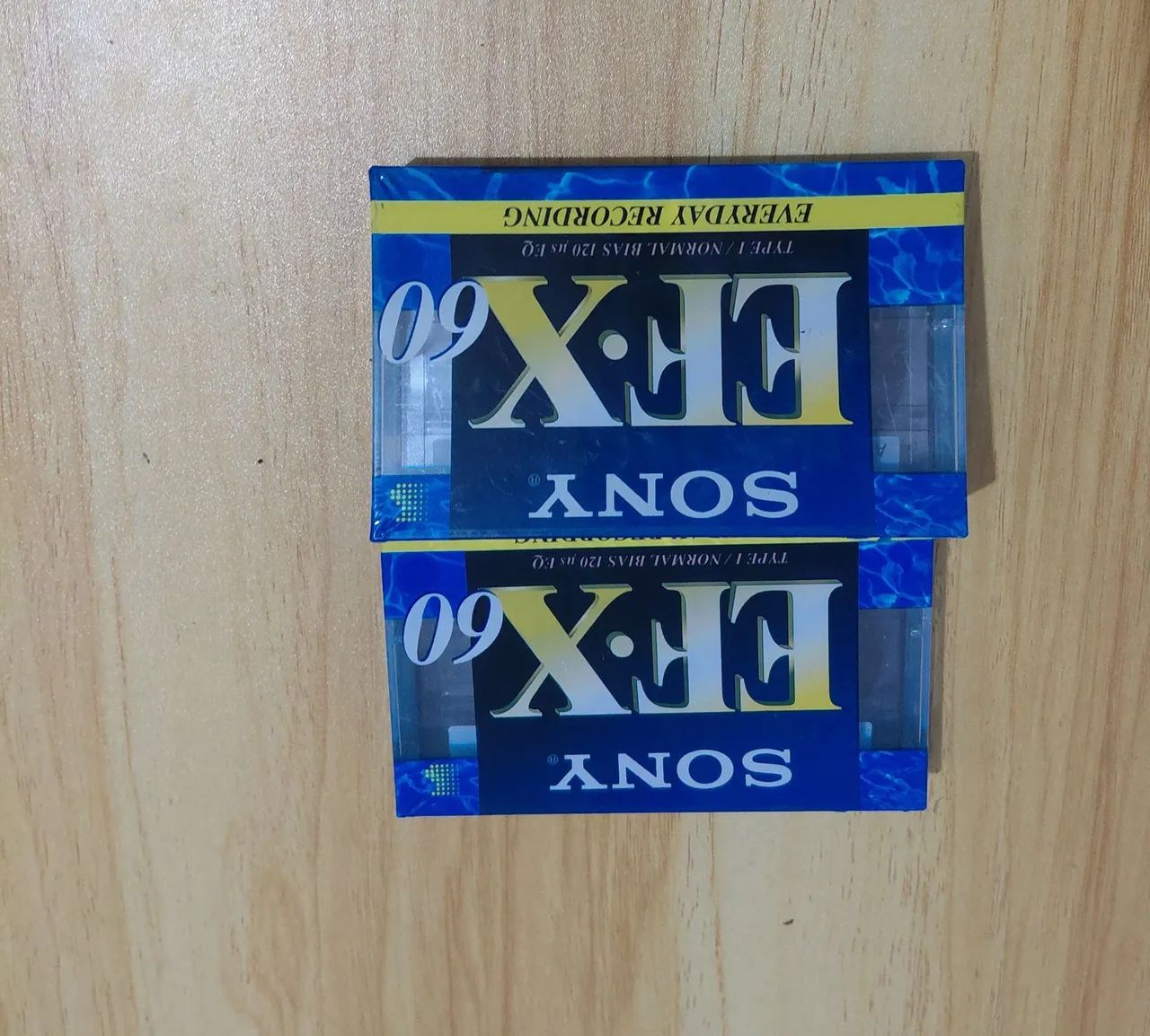 Fitas Cassete Sony EF-X 60 (Type I / Normal Bias, 120 µs EQ) 