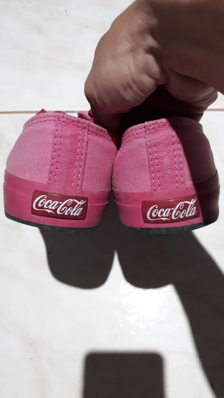 Tênis Coca Cola Rosa  número 37 - Foto 6