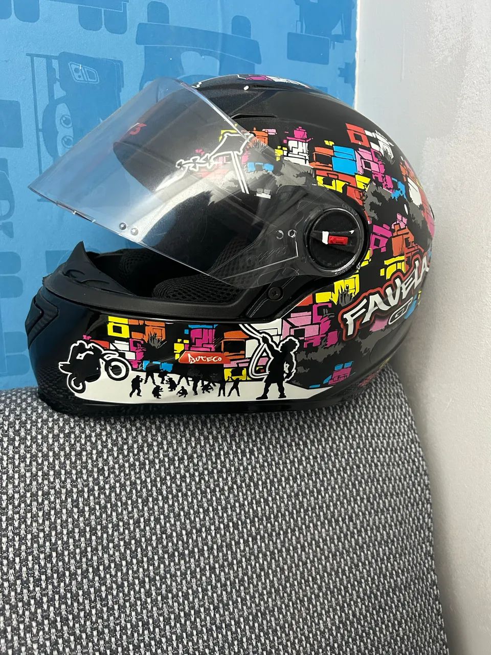 Capacete fw3 Favela  - Foto 4