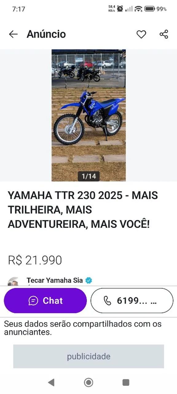 Yamaha TTR 230 2025/2026. - Foto 5