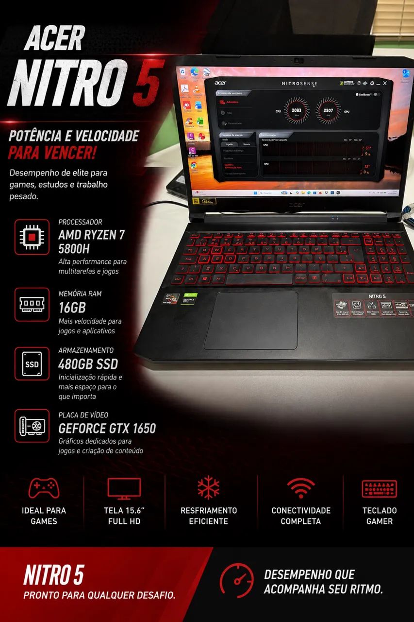 NOTEBOOK NITRO 5 - Foto 3