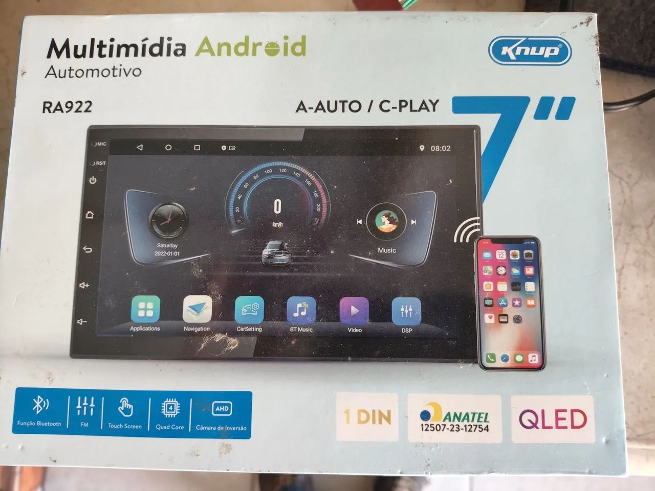 Multimídia automotivo Android Knup 