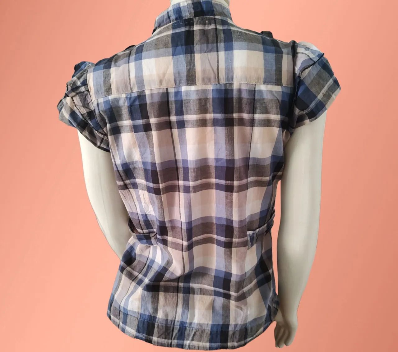 Blusa xadrez  - Foto 3