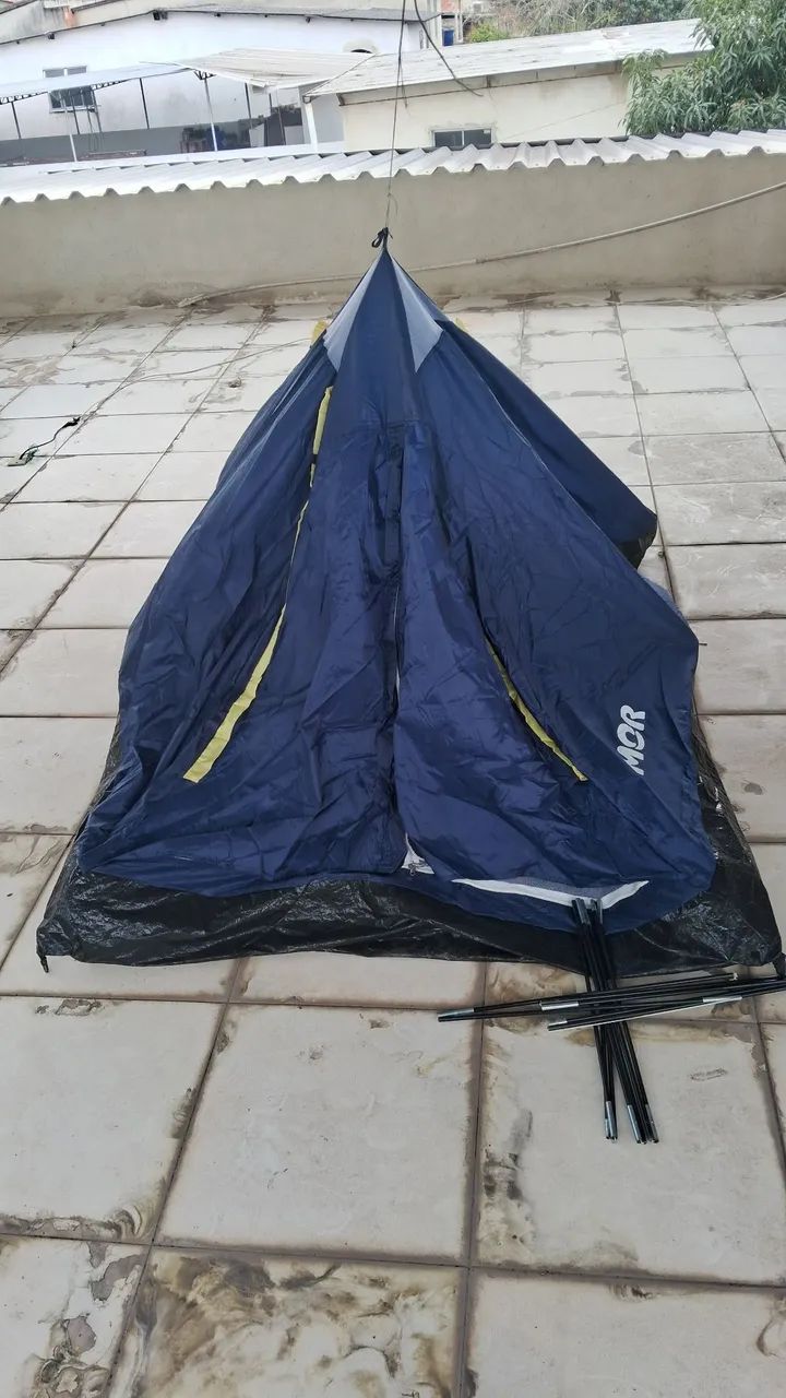 Vendo barraca de camping pouquíssimo uso. - Foto 2