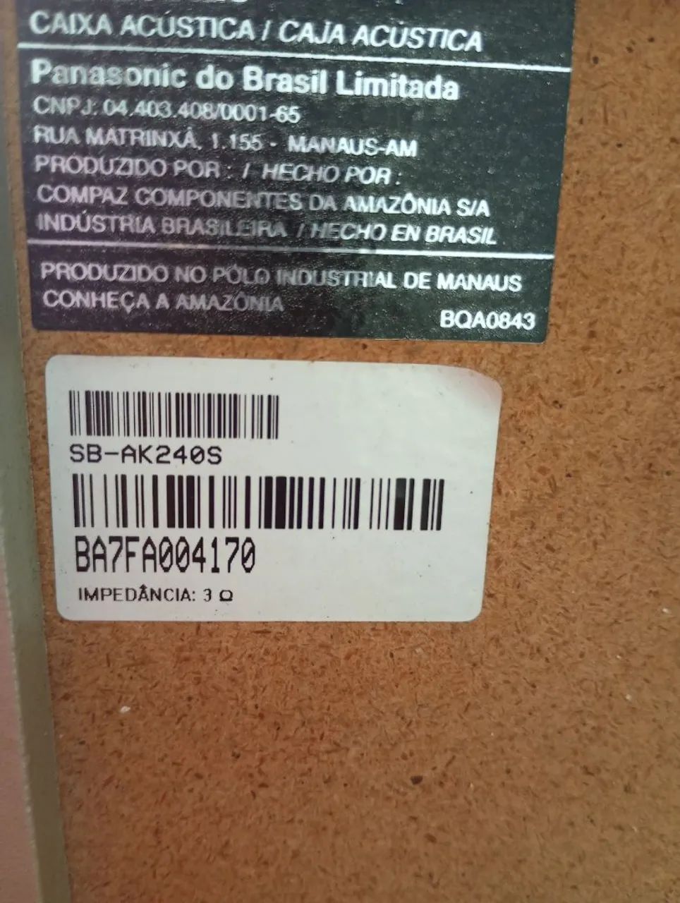Caixa de som Panasonic  - Foto 3