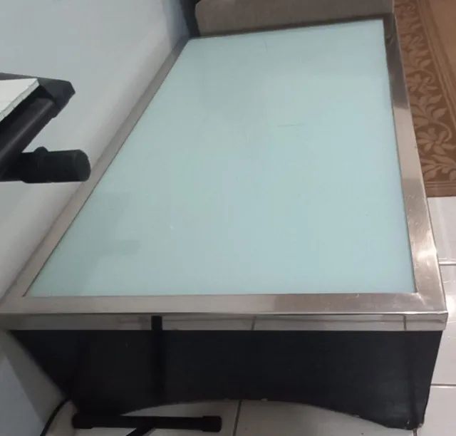 Mesa em MDF e vidro - Foto 3