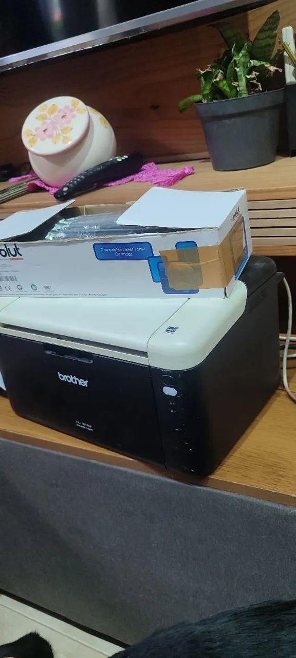 Impressora Laser Wi-Fi Brother HL-1212W + Toner Extra - Funcionando - Foto 5