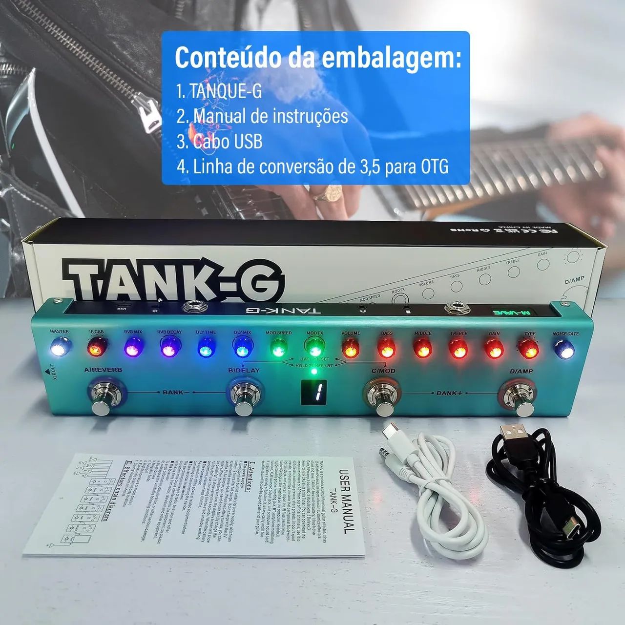 Pedaleira Tank G - Foto 4