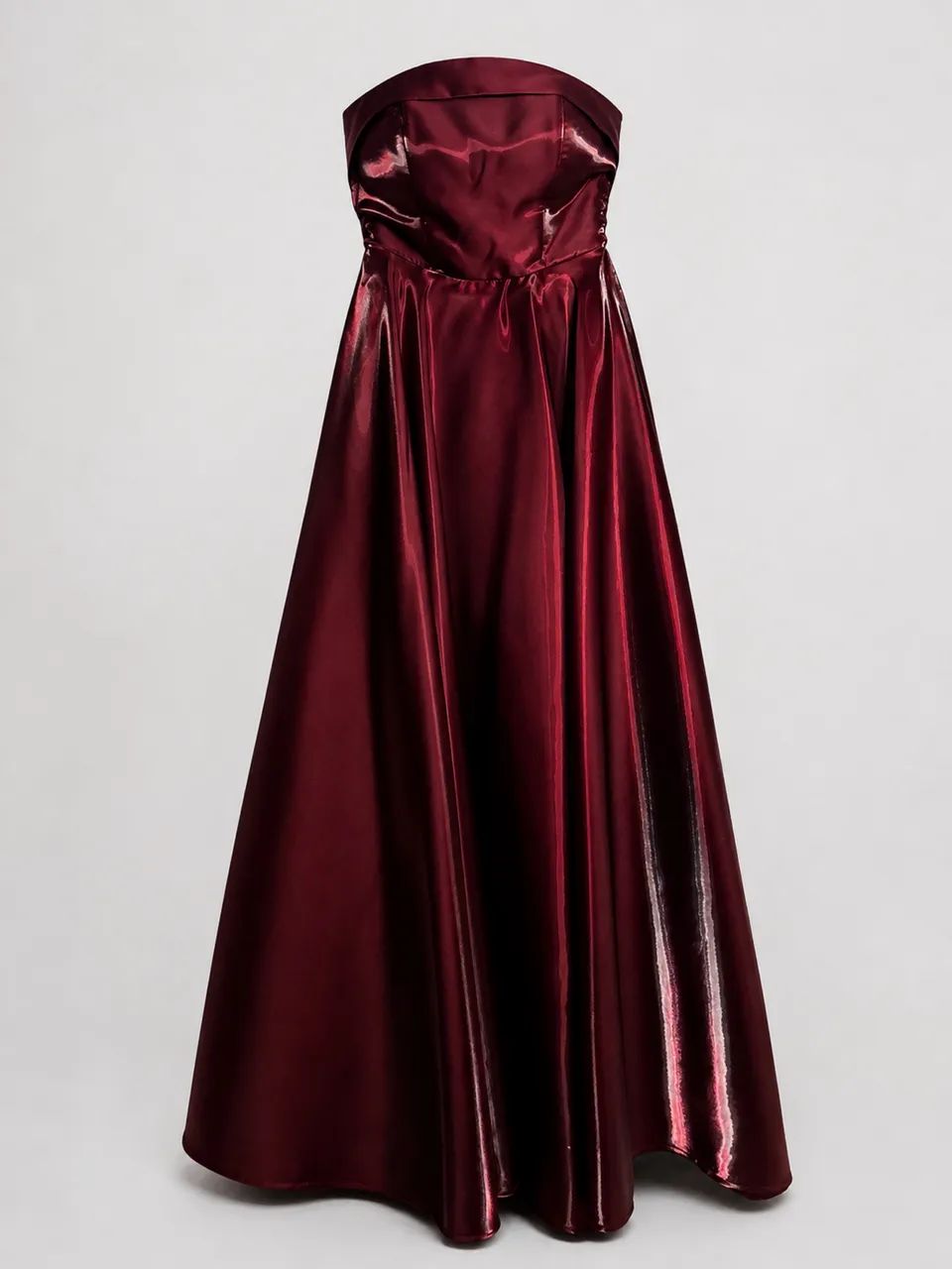 Vestido de Festa Longo Vinho