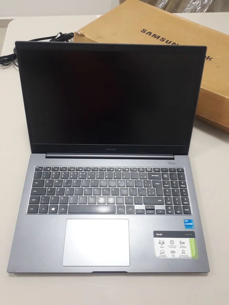 Notebook Samsung Book I3 Cinza Chumbo