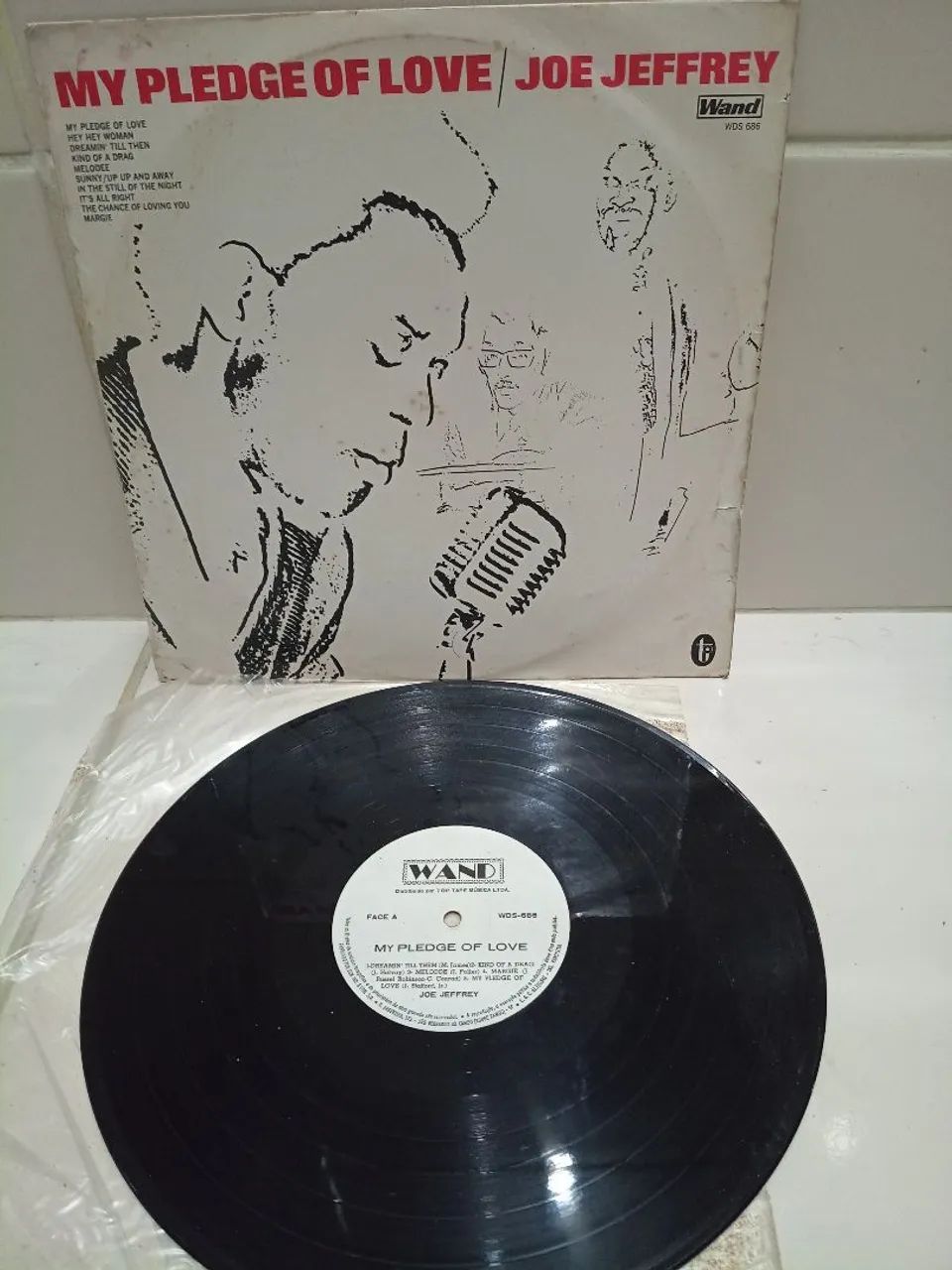 Disco de vinil Joe Jeffrey + compacto Joe Jeffrey 