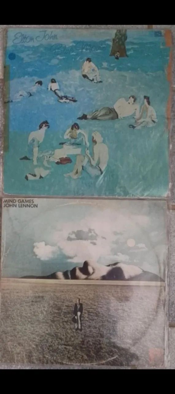 2 LPs John Lennon e Elton John duplo