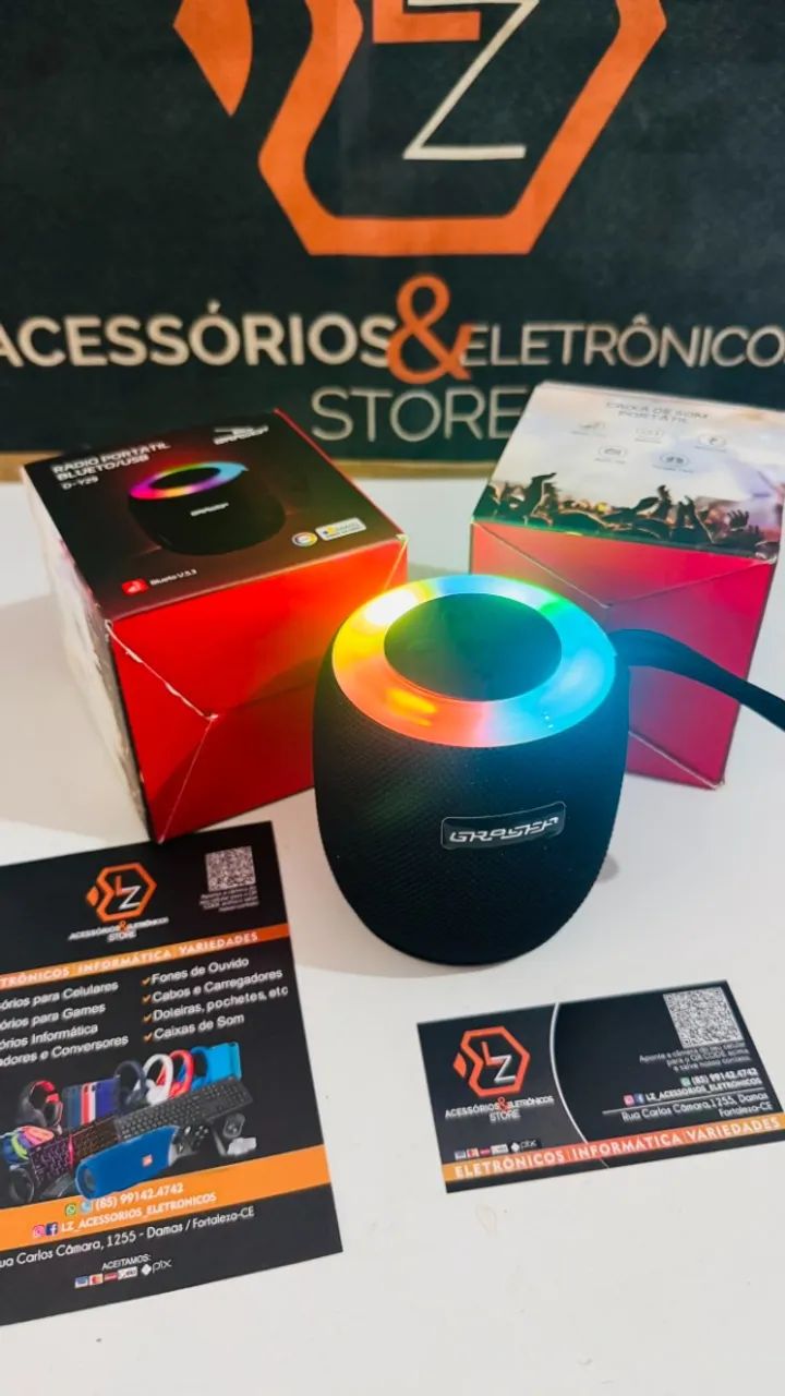 Caixa de Som Bluetooth portátil da marca Grasep - D-Y29 - Foto 4