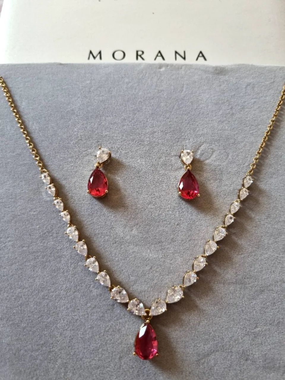 Conjunto colar e brinco