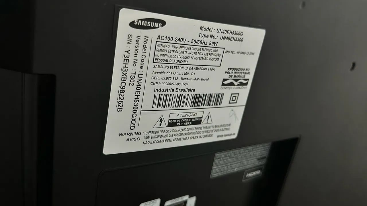 TV SAMSUNG 40 polegadas funcionando perfeitamente.  - Foto 2