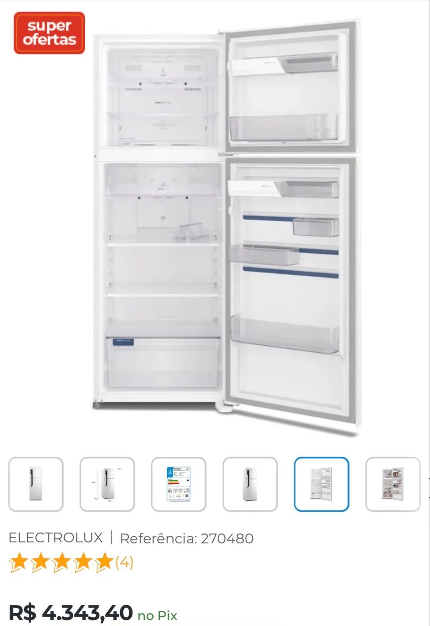 VENDO GELADEIRA ELECTROLUX NOVA - Foto 4