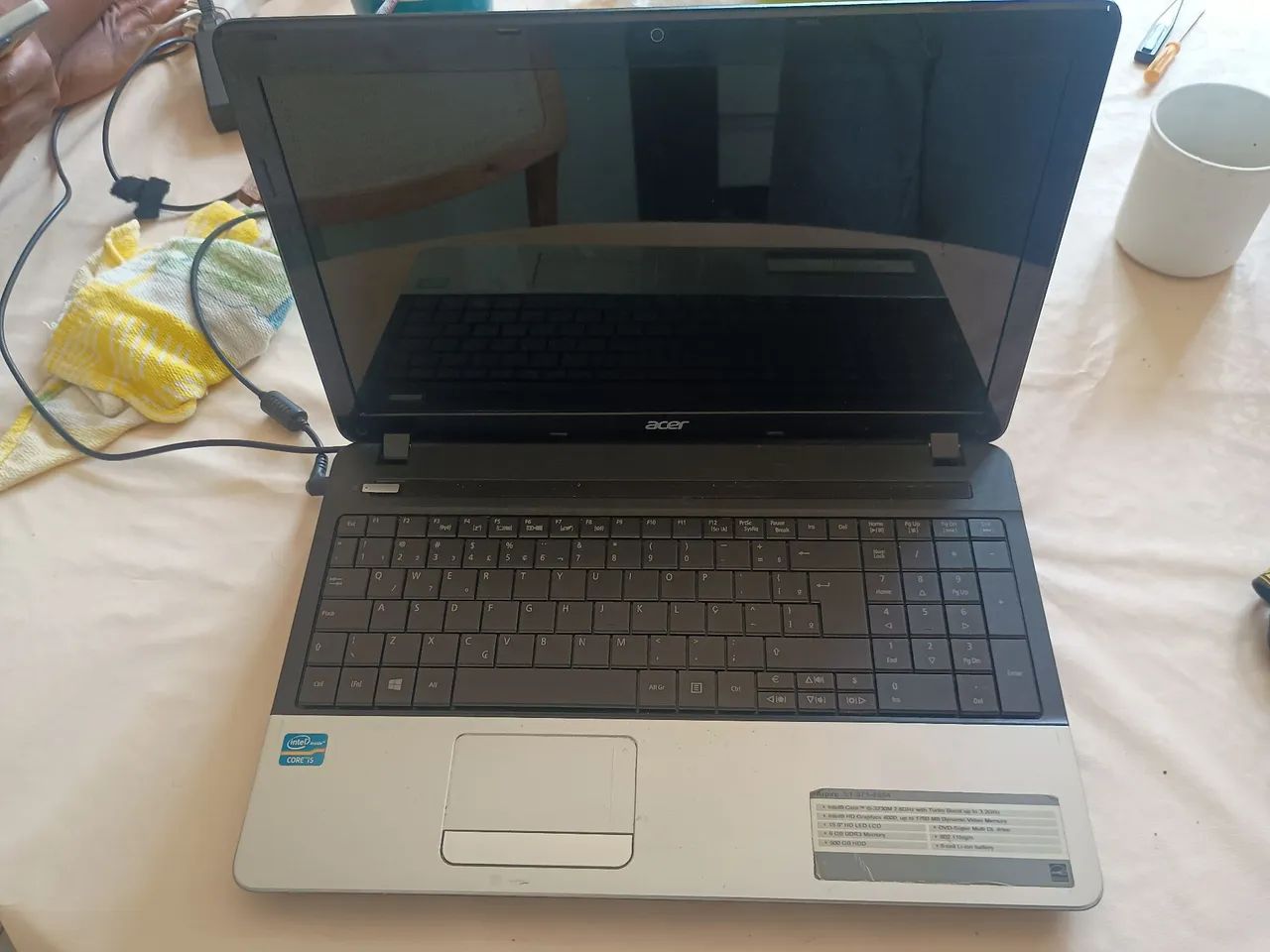 Notebook Acer i5 em ótimo estado de conservação 