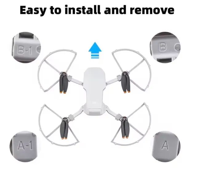 Protetor de hélice para drone Dji mini 2 / mini Se / mini 4k - Foto 3