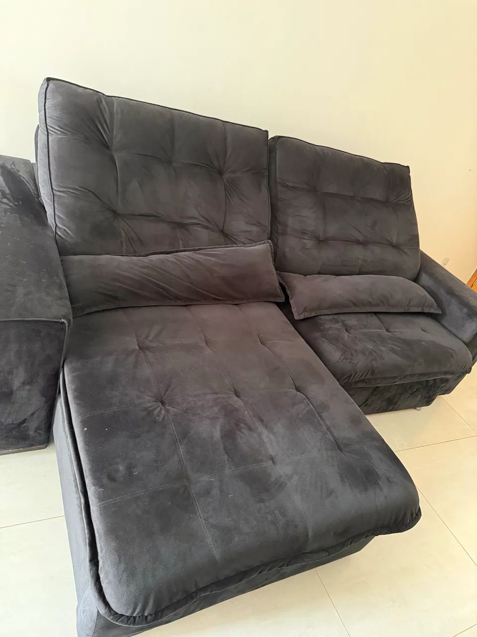 Sofá Retrátil e Reclinável 2,5 metros