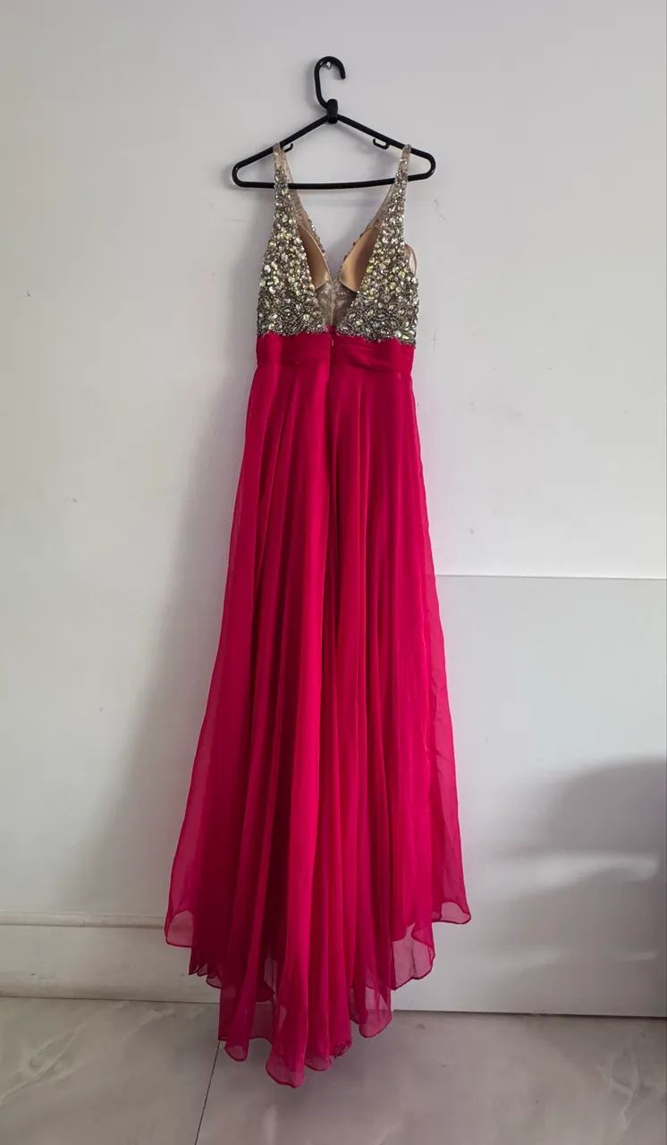 Vestido de festa longo rosa  - Foto 2