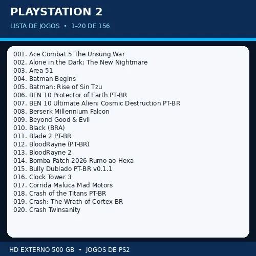 HD EXTERNO USB PARA PS2 - Foto 2