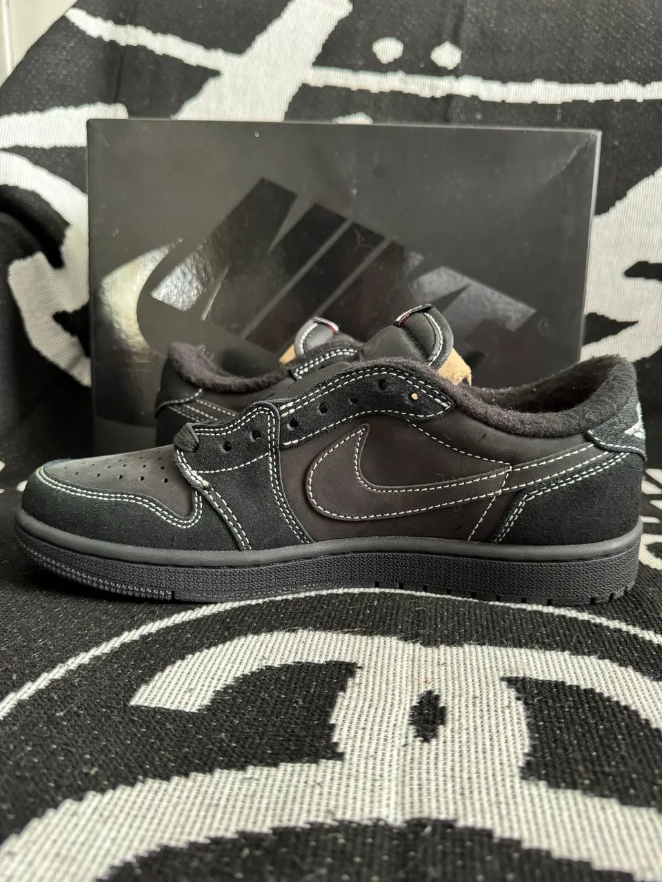 Jordan 1 Low Black Phantom - Foto 5