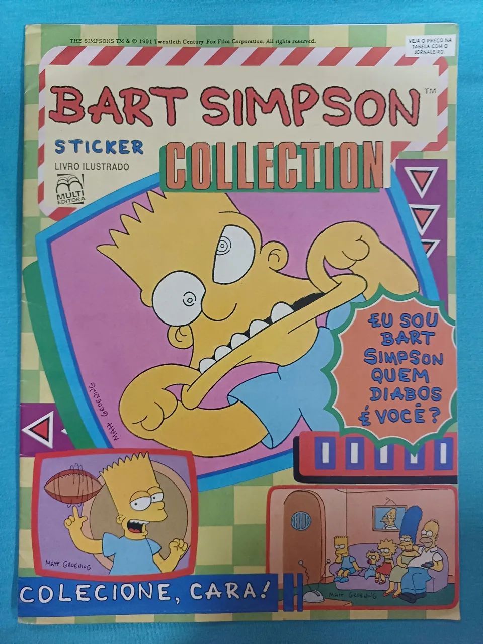 Álbuns Bart Simpsons Sticker Collection