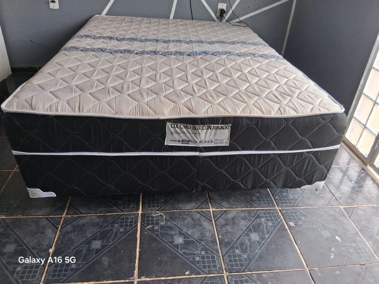 Cama Box Casal De Espuma Semi Nova  - Foto 3