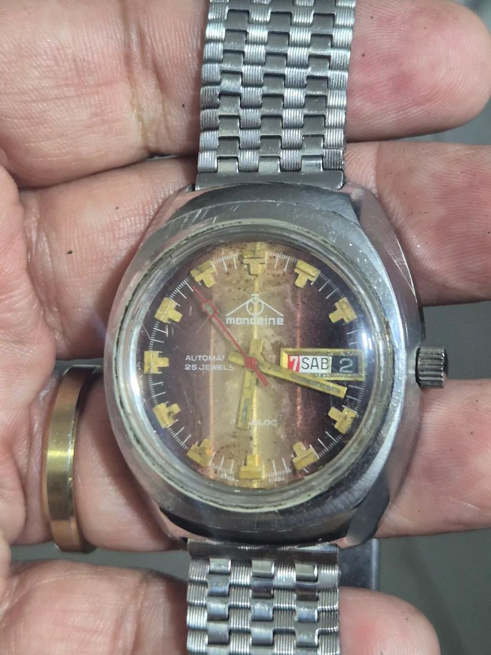 Relógio MONDAINE AUTOMÁTICO  SWISS MADE   -    REVISADO - Foto 2