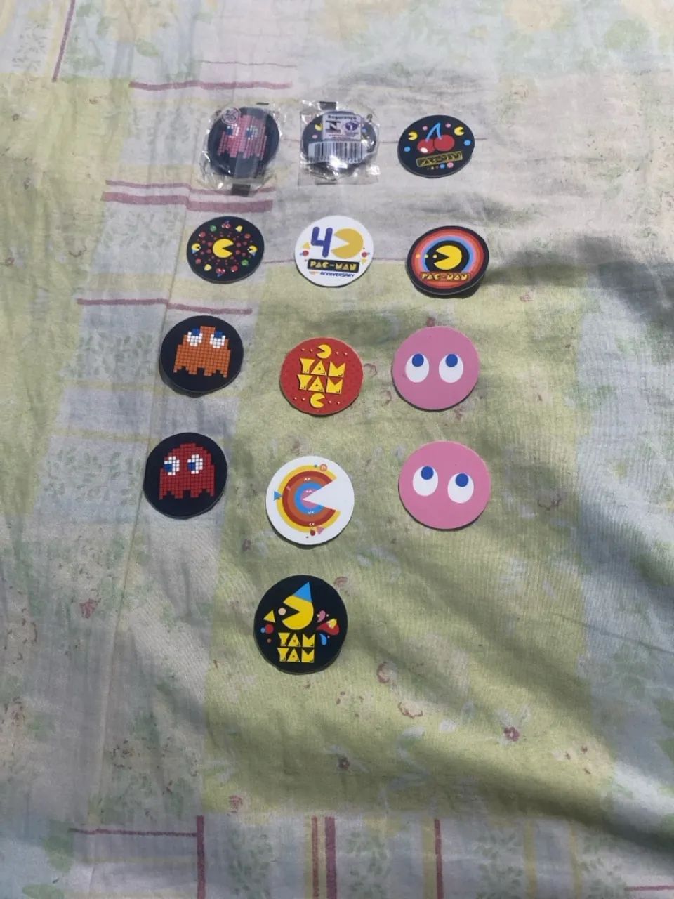 Tazos do Pac-Man da Elma Chips
