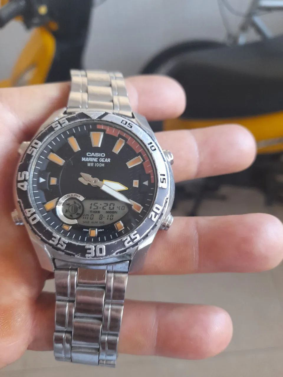Vendo um relógio casio celetor funcionando perfeitamente 