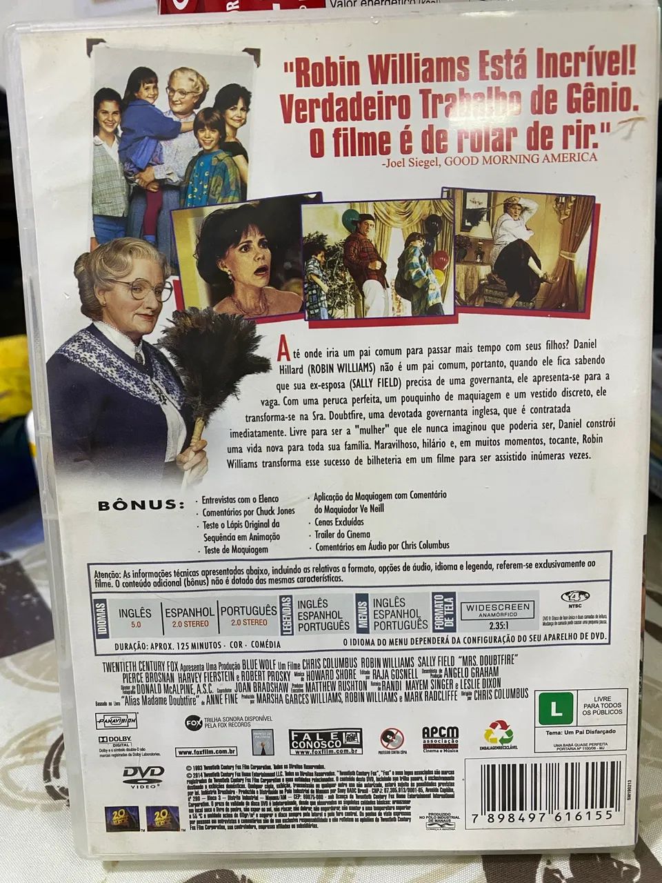 Uma Babá Quase Perfeita DVD original  - Foto 2