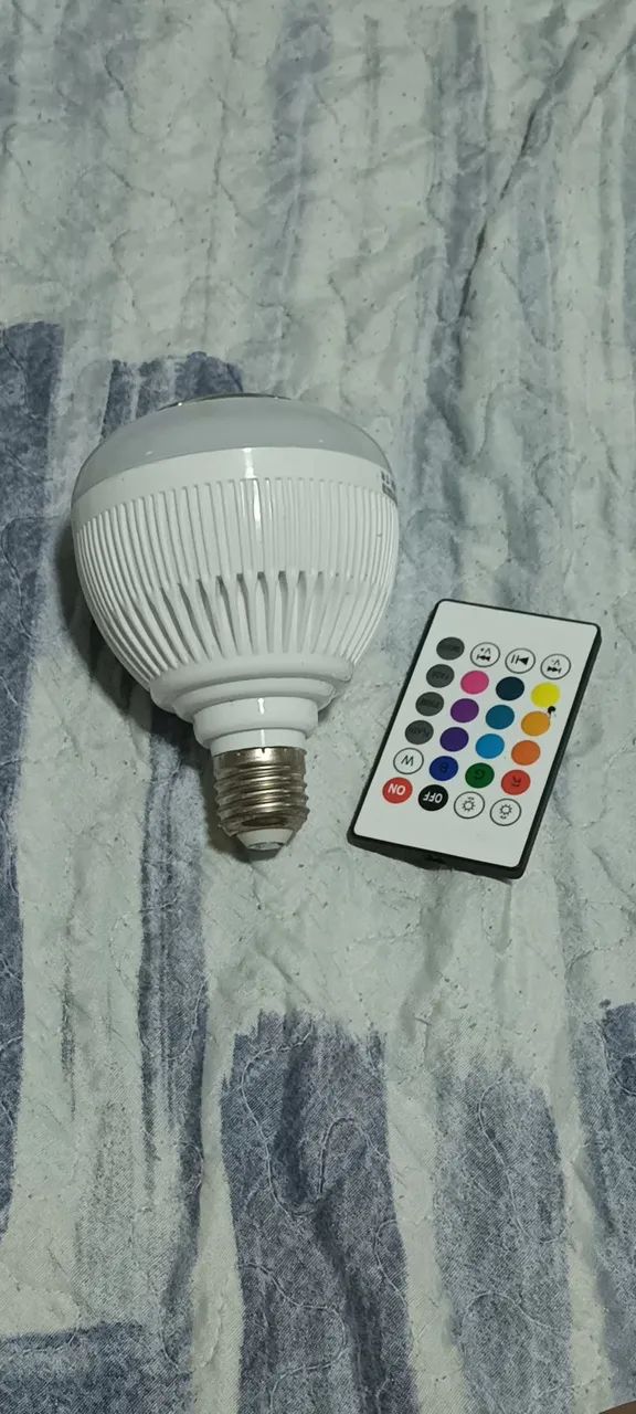 Lâmpada Led com Bluetooth  416602481136783362
