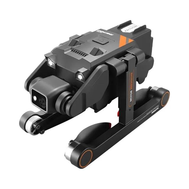 Drone Hezer RG700 Pro com controle remoto e tela.