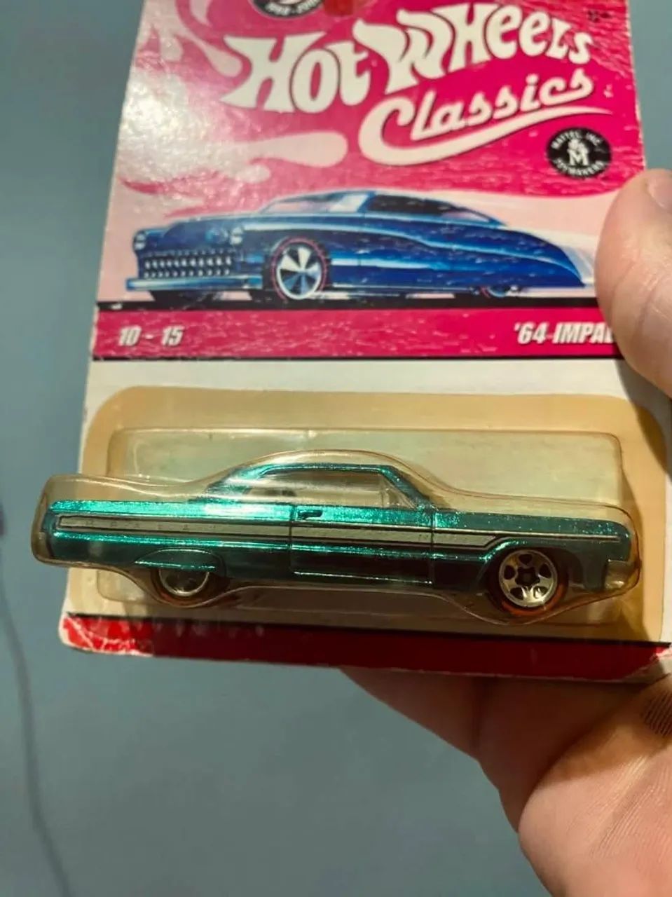 HotWheels Classics Series 4 #10 64 Impala Azul - Foto 2