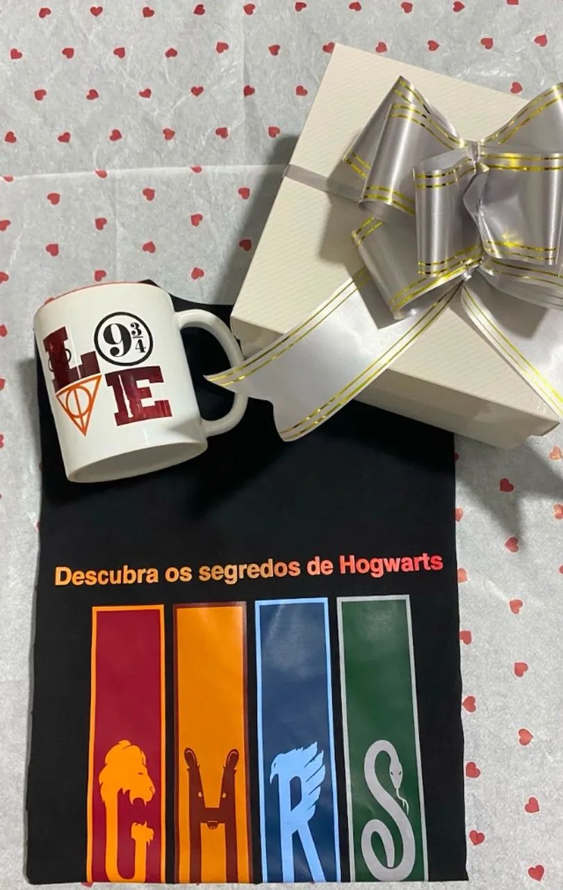 Camiseta + Caneca Harry Potter