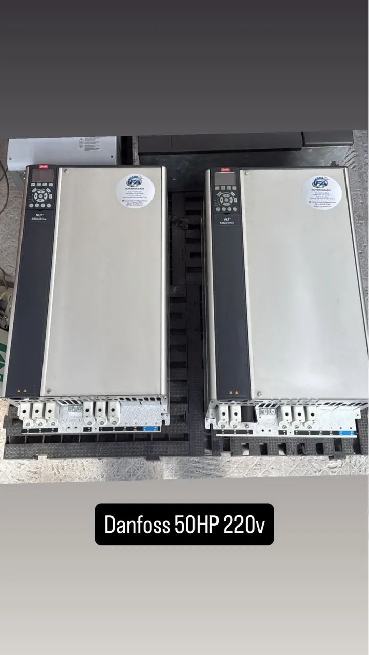 Inversor de frequência Danfoss 50HP 220v