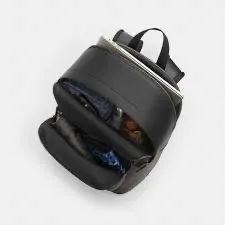 Mochila Coach Couro Preta - Foto 2