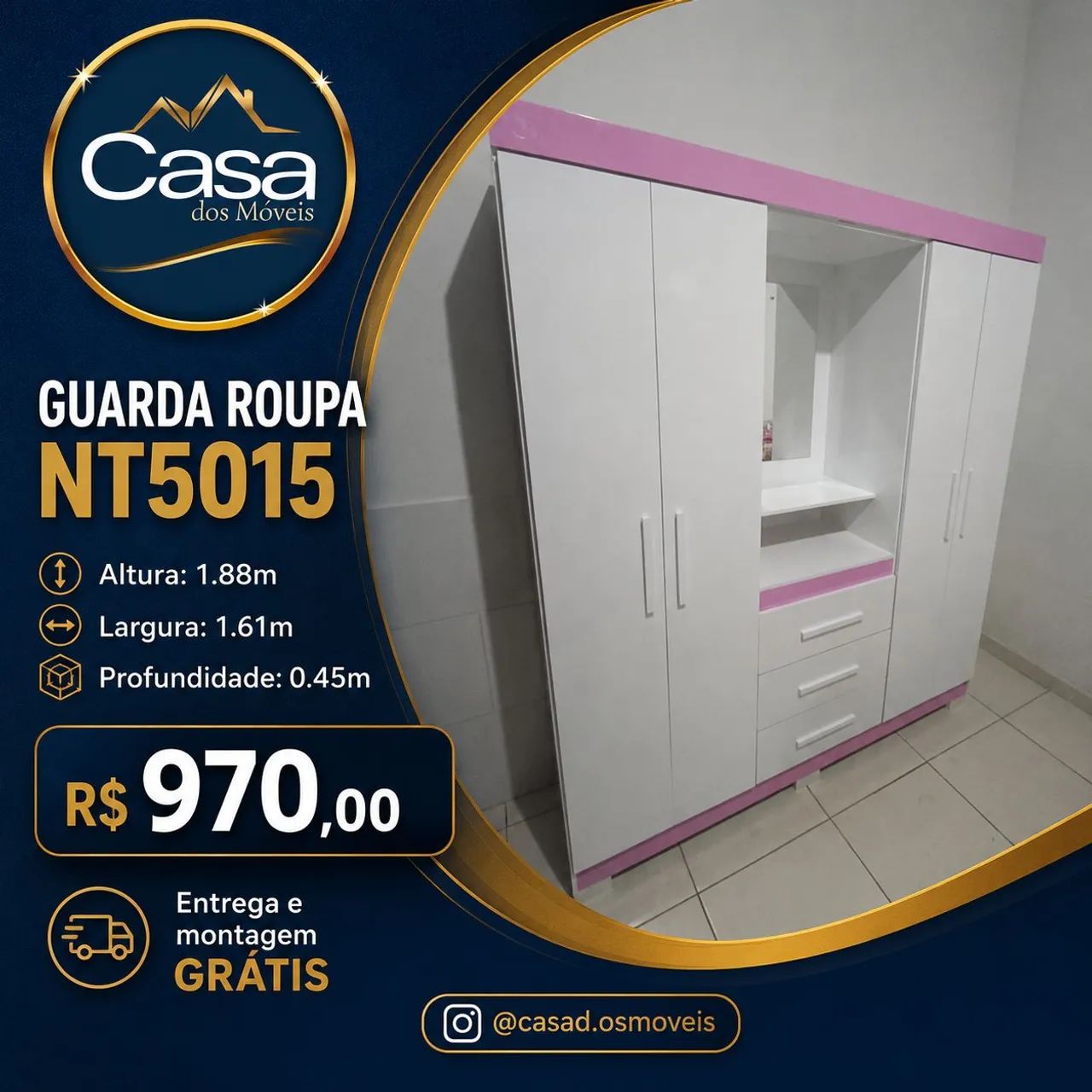 Guarda roupa NT5015