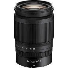 Lente Nikon Z 24-200mm f4-6.3 Nikkor (como nova) - Acessórios para