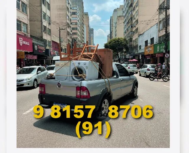 Frete no Bengui, Mangueirão, Marambaia, Coqueiro, 40 Horas, Ananindeua André (91) 9.8157+8