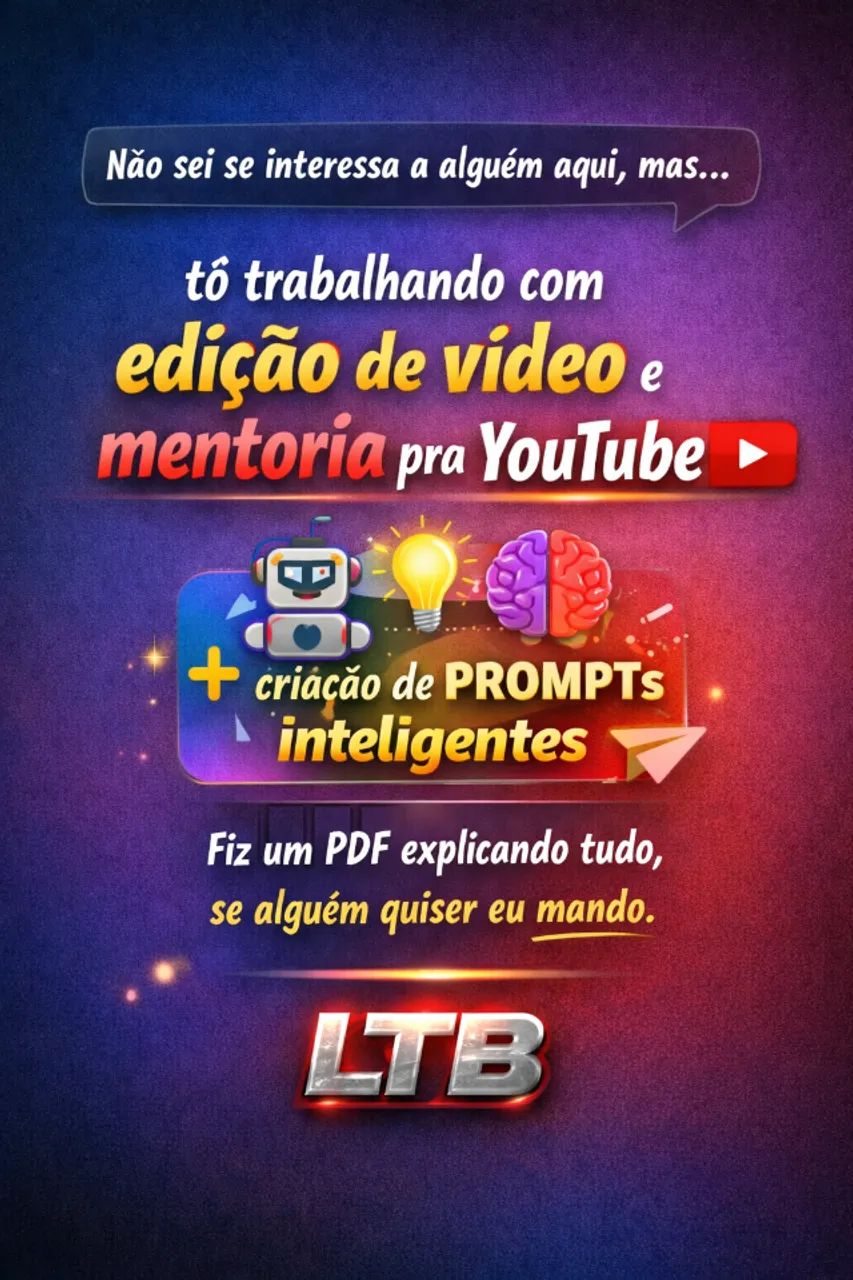 Editor de Vídeo + Criação de Prompts | Mentoria YouTube