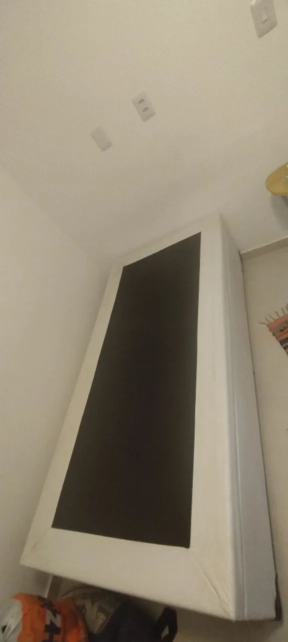 CAMA BOX COM BAÚ SOLTEIRO COM COLCHÃO DE SOLTEIRO  - Foto 2