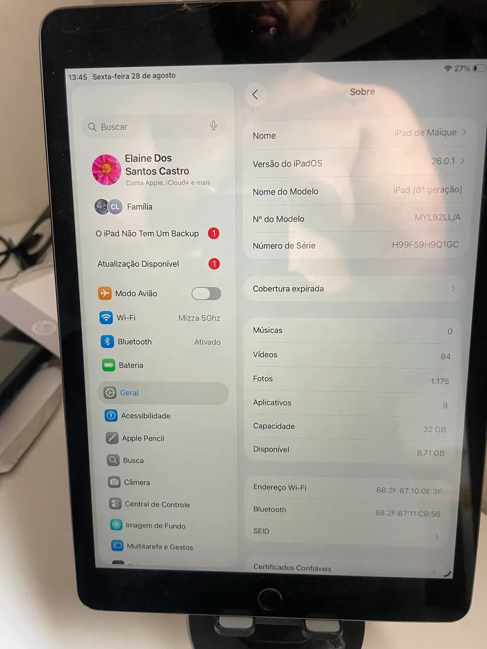 iPad 8ª Geração 32gb + Caneta - Foto 4