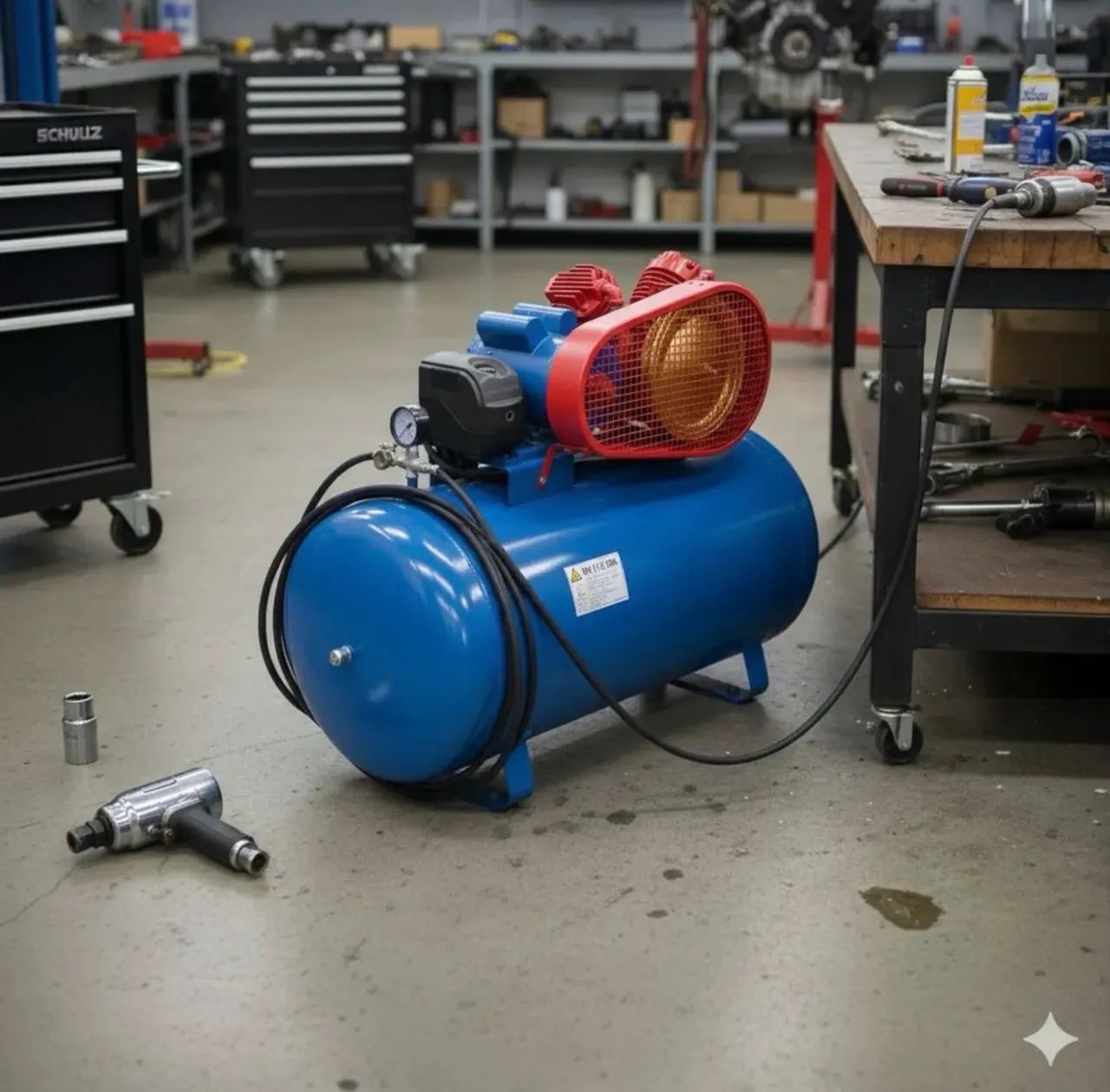 COMPRESSOR SCHÜTZ 200 LITROS 220v - Foto 4