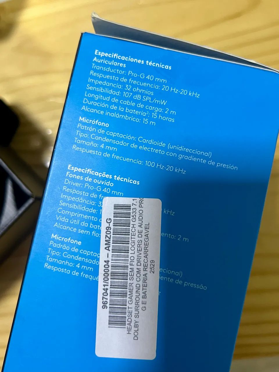 HEADSET GAMER LOGITECH G533 WIRELESS - Foto 4