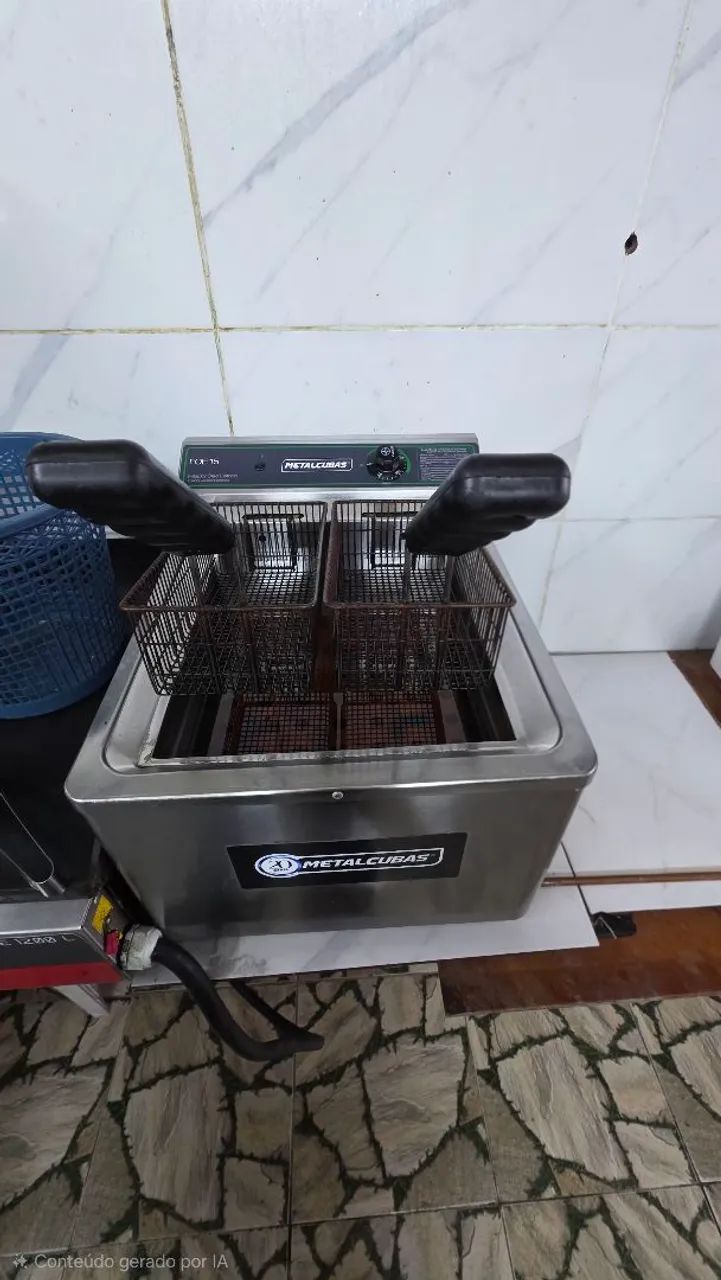 Fritadeira MetalCubas 15L 
